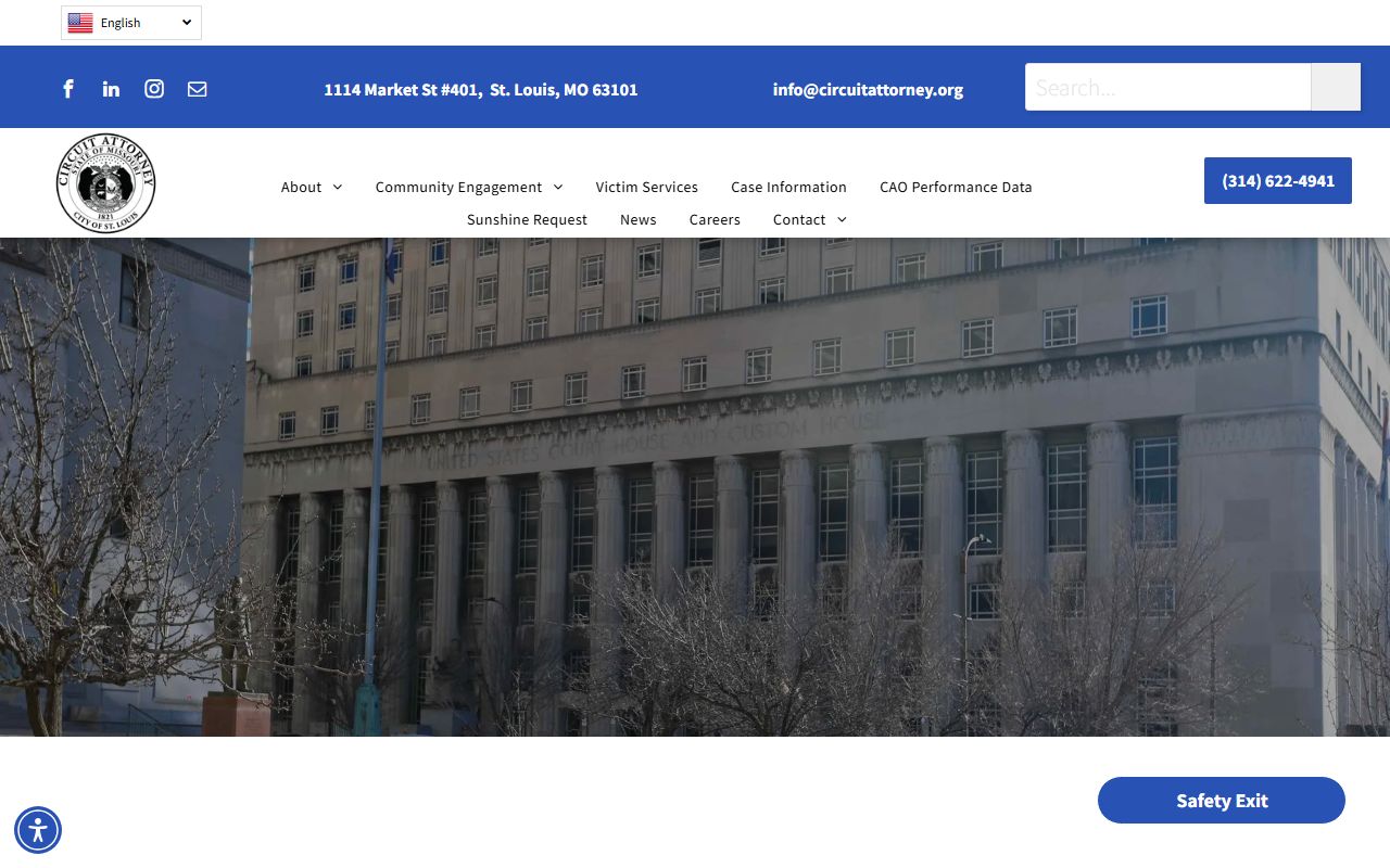 St. Louis City County criminal court records Circuit Attorney official site